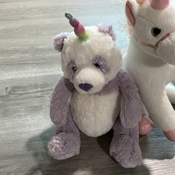 Gund Unicorn Panda + FAO Pink Unicorn stuffed animals - Picture 2 of 7